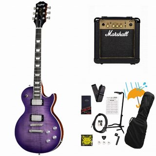 Epiphone Inspired by Gibson Les Paul Modern Figured Purple Burst エピフォン Marshall MG10アンプ付属エレキギタ