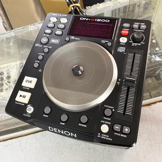 CDJプレーヤー ターンテーブル セット DENON デノン、ターンテーブルを模した機構のDJ用CDプレーヤー