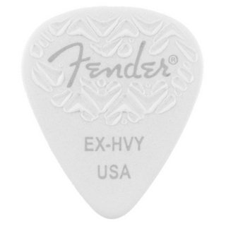 Fender Wavelength Celluloid Picks 351 Shape White Extra Heavy - 6 Pack フェンダー [6枚入り]【WEBSHOP】