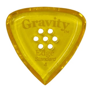 Gravity Guitar PicksEdge -Standard Multi-Hole- GEES4PM 4.0mm Yellow ギターピック