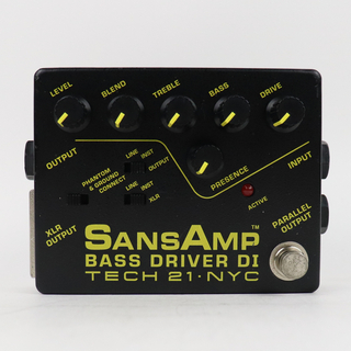 TECH21 【中古】サンズアンプ ベースドライバーDI TECH21 SansAmp BASS DRIVER DI 旧仕様 ベース用DI プリアンプ