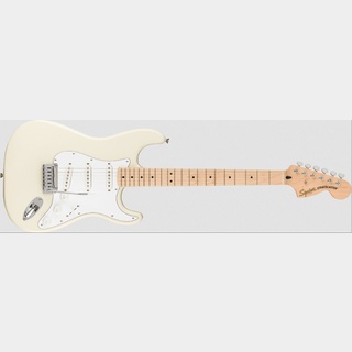 Squier by Fender Affinity Series Stratocaster, Maple Fingerboard, White Pickguard, Olympic White