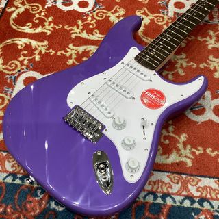 Squier by Fender SONIC STRATOCASTER Laurel Fingerboard White Pickguard Ultraviolet ストラトキャスター【現物画像】