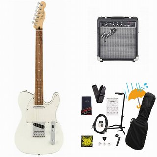 Fender Player Series Telecaster Polar White Pau Ferro Fender 10Wアンプ付属エレキギター初心者セットR【WEBSHO