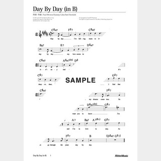 楽譜Day By Day（in B）