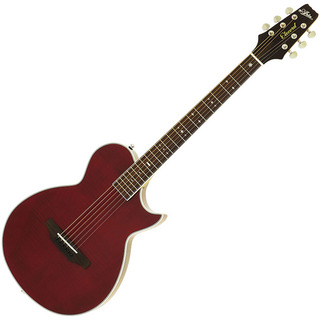 ARIAAPE-100 SR See-through Red エレクトリックアコースティックギター