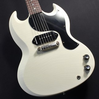 Gibson Custom ShopMurphy Lab 1963 SG Junior Polaris White Lightning Bar Ultra Light Aged #401973