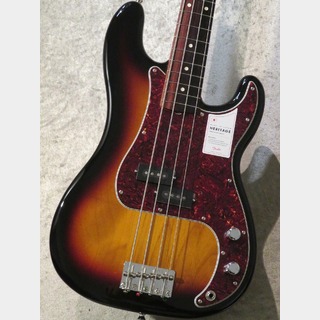 Fender 【個性派良指板】Made in Japan Heritage 60s Precision Bass -3 Tone Sunburst- #JD24008724【3.94kg】