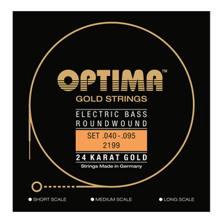 OPTIMA2199.L L E-Bass 24K Gold Strings エレキベース弦