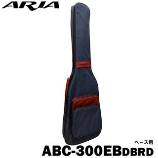 ARIA ベース用ギグケース ABC-300EB DBRD / ダークブルー/レッド【山野楽器限定カラー】