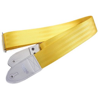 Couch Guitar Strap Yellow Seatbelt