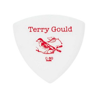 PICKBOY Terry Gould GUITAR PICK (WHITE/オニギリ型) [0.60mm] ×10枚セット