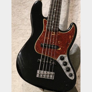 Fender Custom Shop Custom Built Custom Classic Jazz Bass V Journeyman Relic -Black-【4.32kg】