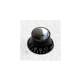 Montreux Selected Parts / Metric Reflector Knob Volume BK (Silver Top) [8853]