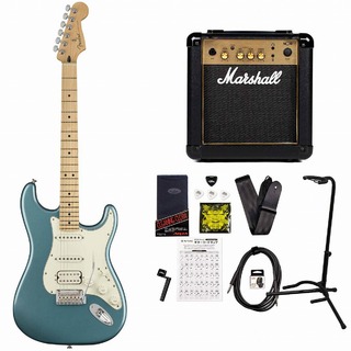 Fender Player Series Stratocaster HSS Tidepool Maple MarshallMG10アンプ付属エレキギター初心者セット【WEBSHO