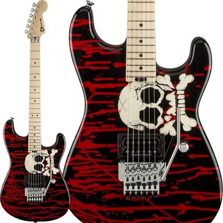 Charvel Warren DeMartini Signature Pro-Mod Blood and Skull (Blood and Skull/Maple) 【特価】