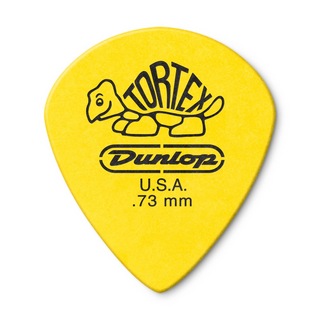 Jim Dunlop 498 Tortex Jazz III XL 0.73mm Yellow ギターピック×12枚