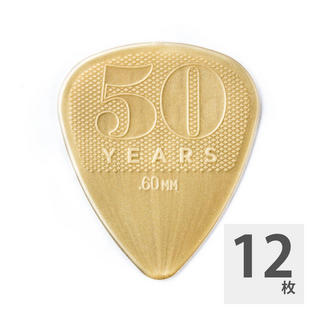 Jim Dunlop 50TH ANNIVERSARY NYLON GUITAR PICK 442R060 0.6mm ピック×12枚