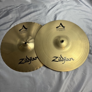 ジルジャンA　ハイハットシンバル　マスターサウンド セット zildjian Aカスタムマスターサウンド ハイハットペア12インチ