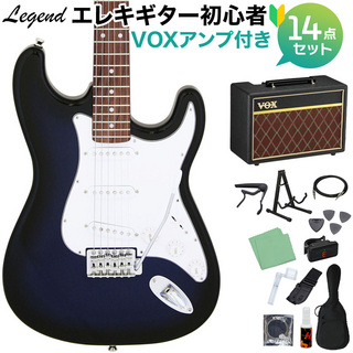 LEGEND LST-Z BBS エレキギター 初心者14点セット 【VOXアンプ付き】