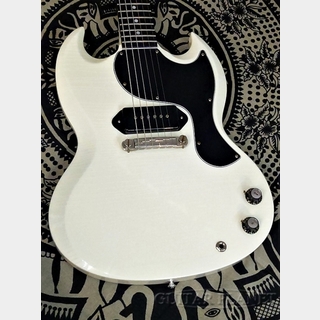 Gibson Custom Shop ~Japan Limited Run~ Murphy Lab 1963 SG Junior Lightning Bar Polaris White Ultra Light Aged