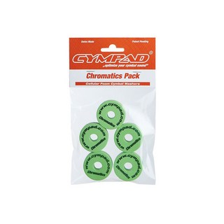 CYMPAD Chromatics / Cymbal Washer Green 40×15mm 5個セット [LCYMOPT5SET15GR]