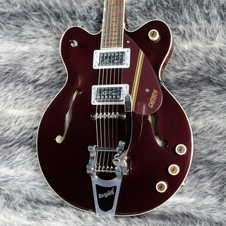 GretschG2604T Limited Edition Streamliner Rally II Center Block Double-Cut with Bigsby Two-Tone Oxblood/Wal