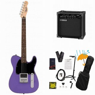 Squier by Fender Sonic Esquire H Laurel FB BK PG Ultraviolet YAMAHA GA15IIアンプ付属初心者セットR【WEBSHOP】