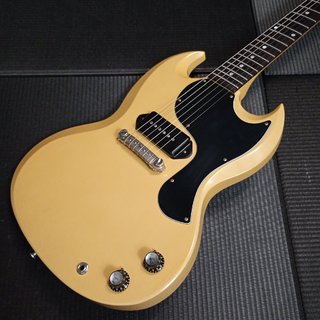 Gibson Custom Shop Murphy Lab 1963 SG Junior Lightning Bar Ultra Light Aged TV Yellow【御茶ノ水本店 FINEST GUITARS】