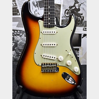 Fender Custom ShopGuitar Planet Exclusive 1962 Stratocaster Journeyman Relic -Faded 3 Color Sunburst-