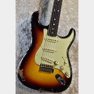 Fender Custom ShopMichael Landau 1968 Stratocaster Relic Bleached 3 Tone Sunburst R131957【軽量3.41kg、漆黒指板】