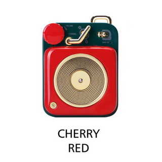 MUZENButton (Cherry red) Bluetoothスピーカー ポータブルスピーカー