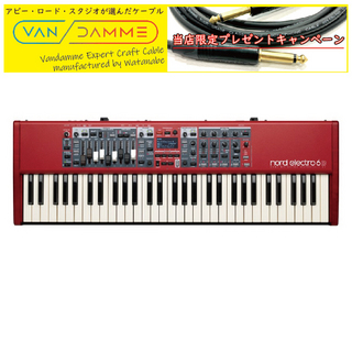 CLAVIA Nord Electro 6D 61 ◆1台限定特価!【TIMESALE!~1/5 19:00!】【ローン分割手数料0%(24回迄)】