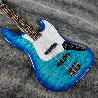 Fender Made in Japan Hybrid II 2024 Collection Jazz Bass Quilt Aquamarine
