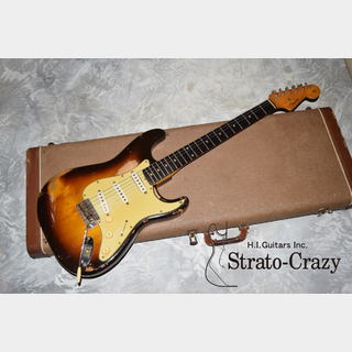 Fender Stratocaster '59 Sunburst  "Beat-Up" /Slab Rose  neck