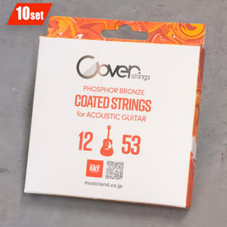 Cover strings COATED STRINGS  アコースティックギター弦 .012-.053  【10セットパック】