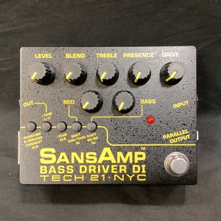 TECH21 SANSAMP BASS DRIVER DI V2(サンズアンプ ベース用プリアンプ)