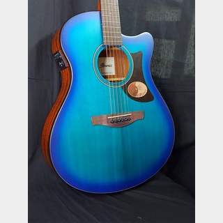 Ibanez AAM50CE SBO (Sapphire Blue Burst Open Pore) 