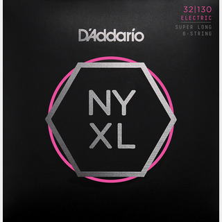 D'Addario NYXL32130SL ニッケル 32-130 6-String レギュラーライト6弦エレキベース弦