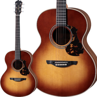 JamesJ-300AII バイオリンサンバースト アコースティックギター トップ単板 アジャスタブルサドル 簡単弦高調整