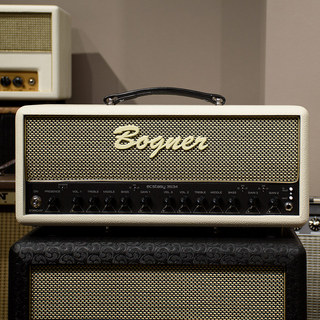 BognerEcstasy 3534 Head (Ivory Tolex/ Salt and Pepper  Grill /Gold Piping) 