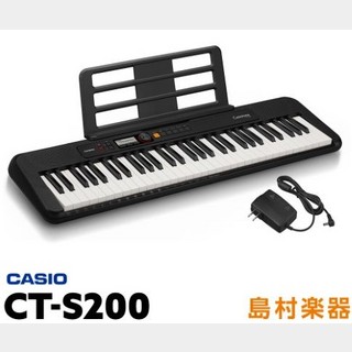 CasioCT-S200 BK ブラック 61鍵盤 Casiotone カシオトーンCTS200 CTS-200