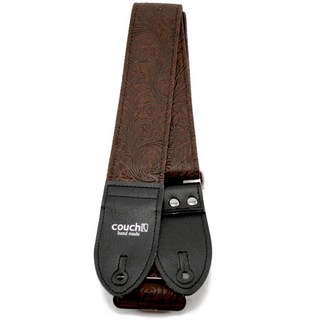 Couch Guitar Strap Dark Brown Western