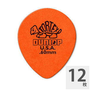 Jim Dunlop413R TORTEX TEAR DROP/0.60×12枚