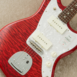 Fender 2024 Collection Made in Japan Hybrid II Jazzmaster -Quilt Red Beryl-【クーポン配布中！】【町田店】