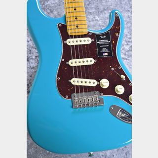 Fender American Professional II Stratocaster MN / Miami Blue [#US22024351][3.58kg]