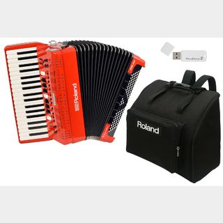 Roland V-Accordion FR-4X RD【純正ケース BAG-FR-3 セット！】レッド Vアコーディオン ピアノ鍵盤タイプ