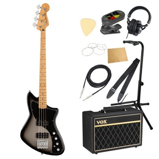 Fenderフェンダー Player Plus Active Meteora Bass SVB エレキベース VOXアンプ付き 入門10点 初心者セット