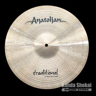 Anatolian CymbalsTRADITIONAL 16"Rock Crash【WEBSHOP在庫】