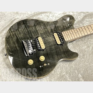 Sterling by MUSIC MAN AXIS FLAME MAPLE AX3FM【Trans Black】